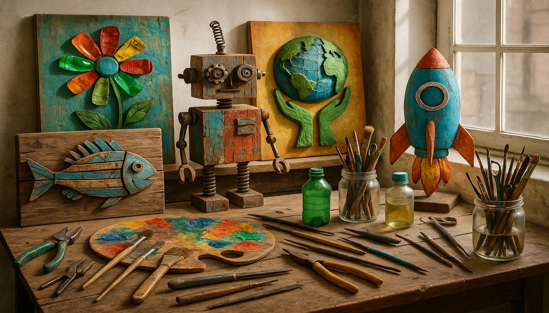 Sustainable Crafting: Transforming Recycled Materials into Works of Art