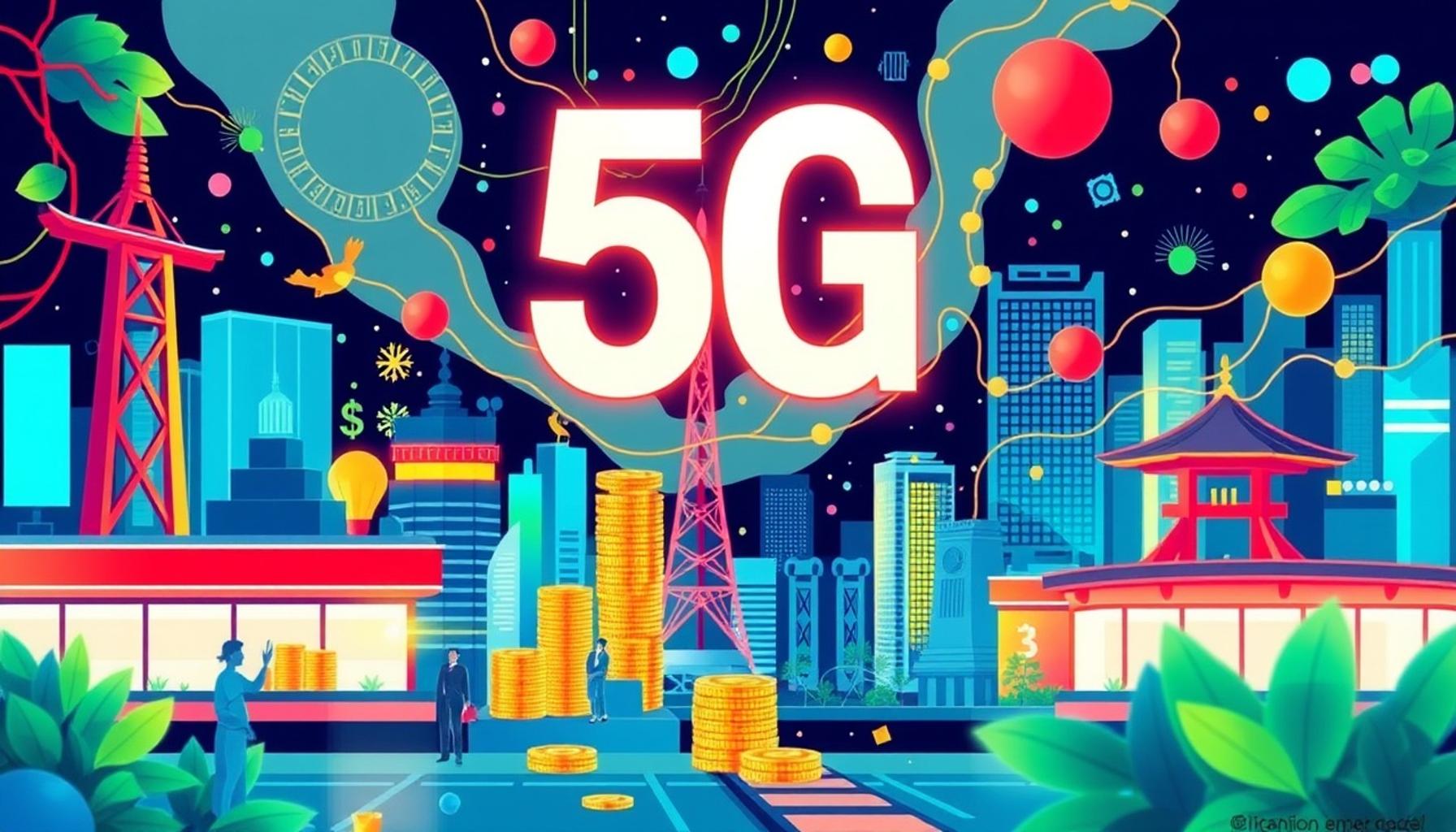 日本におけるビジネスの変革における5G技術の役割
